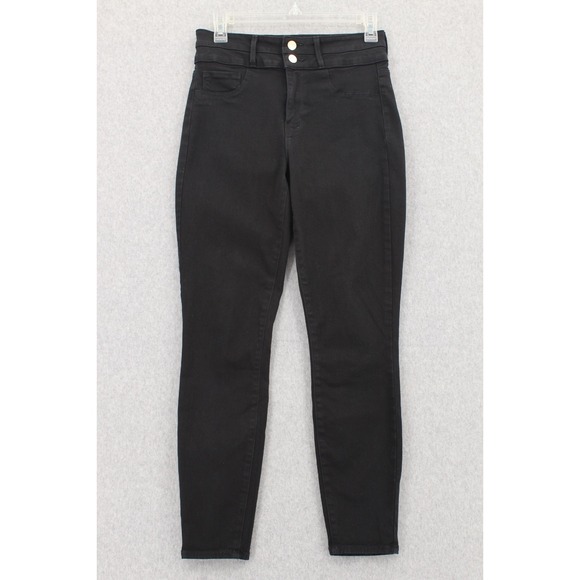 L'AGENCE Denim - L'Agence Peyton High Rise Skinny Jeans womens‎ 26 Black Ankle Stretch